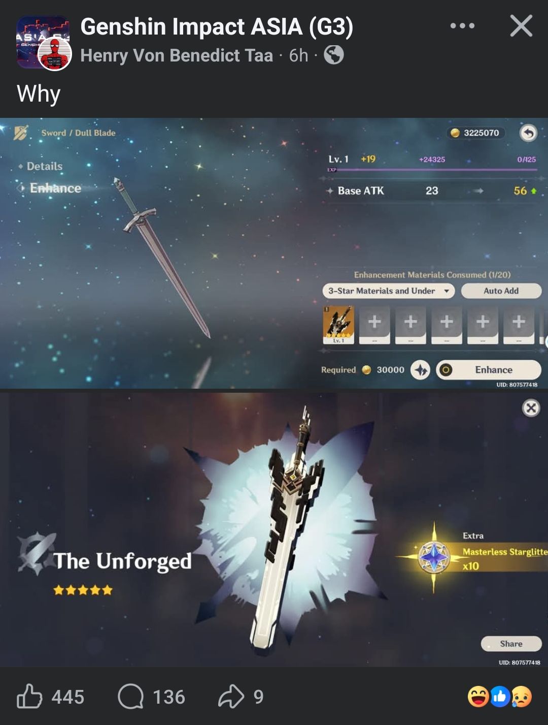 Apparently Istaroth has touched this post. | Facebook