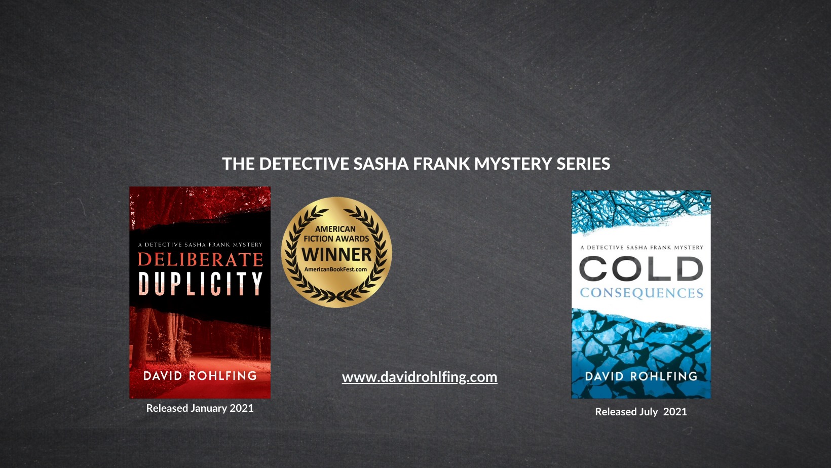 David Rohlfing - Detective Sasha Frank Mystery Series