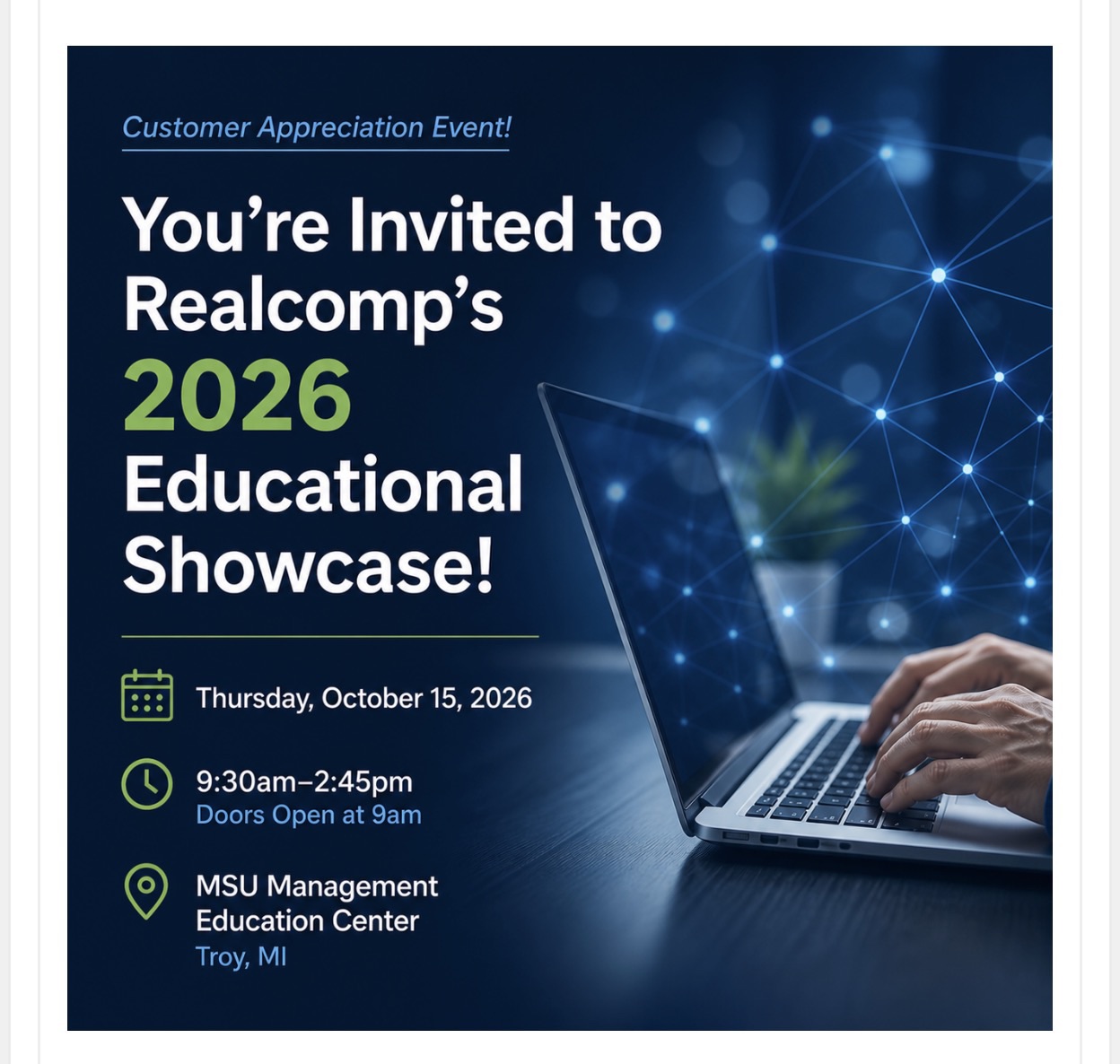 Realcomp’s 2026 MLS Updates & Educational Showcase
