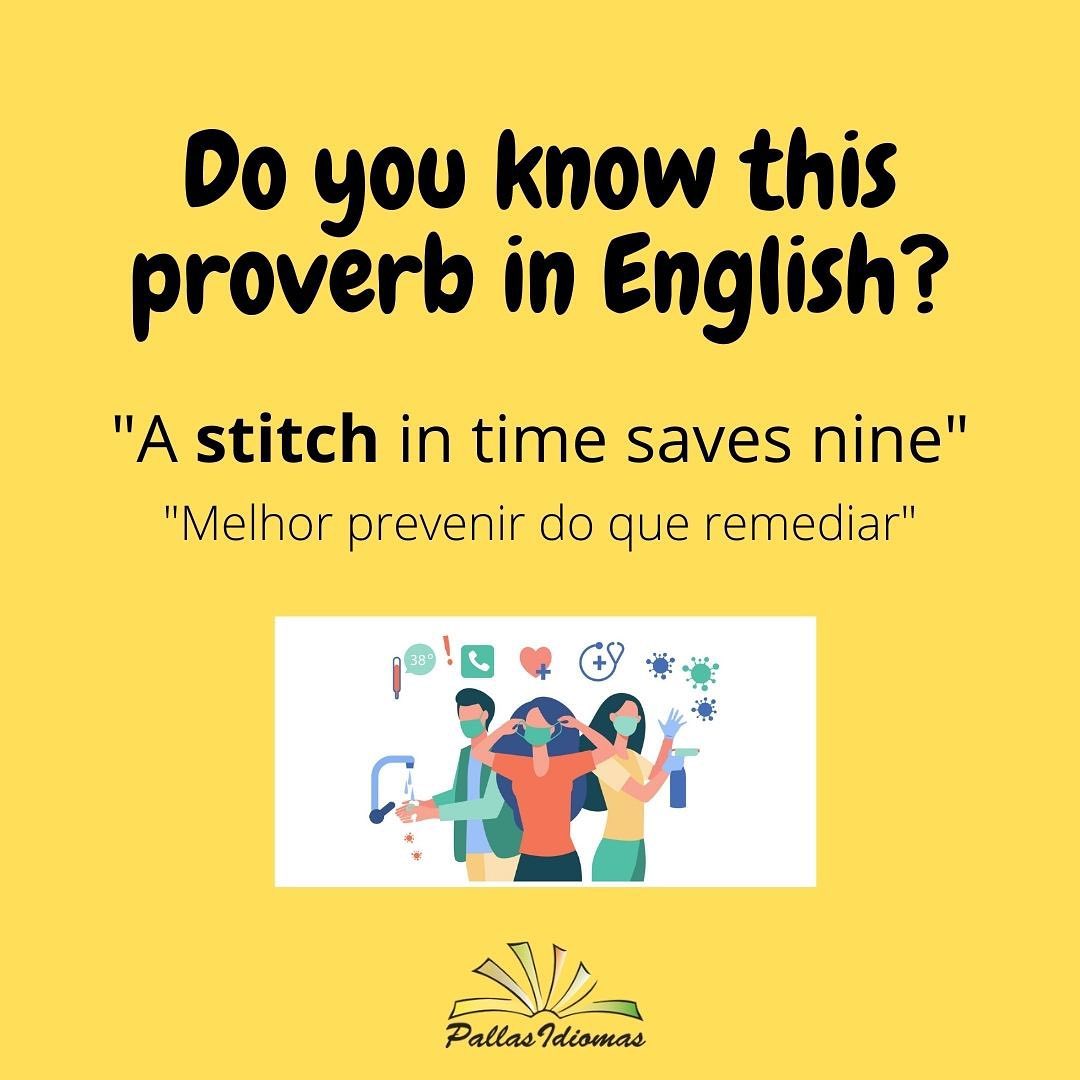 Do you know the word “stitch” in English? #dicas #tips #ingles #english ...