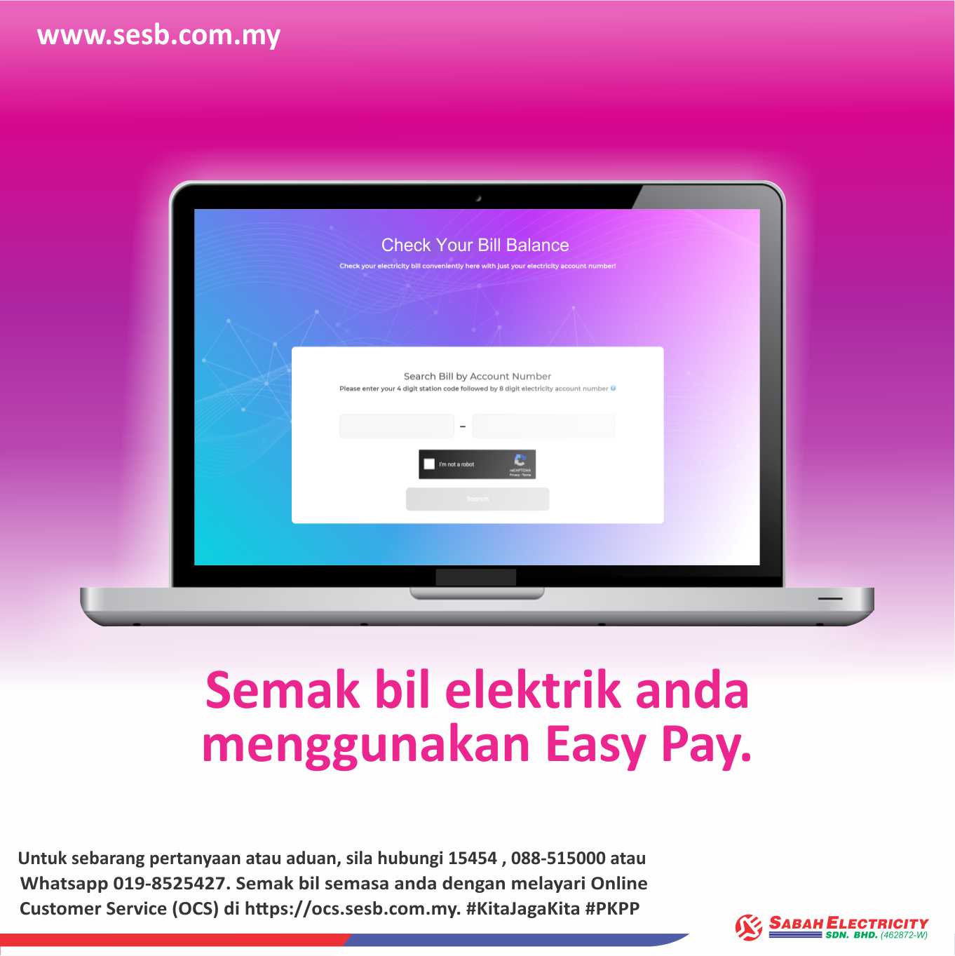 Sesb Careline Sesb Sekarang Ada Easy Pay Mudah Sahaja Facebook