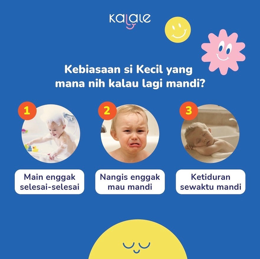 Kalale - Ajak si kecil seru-seruan yuk Moms saat mandi,... | Facebook