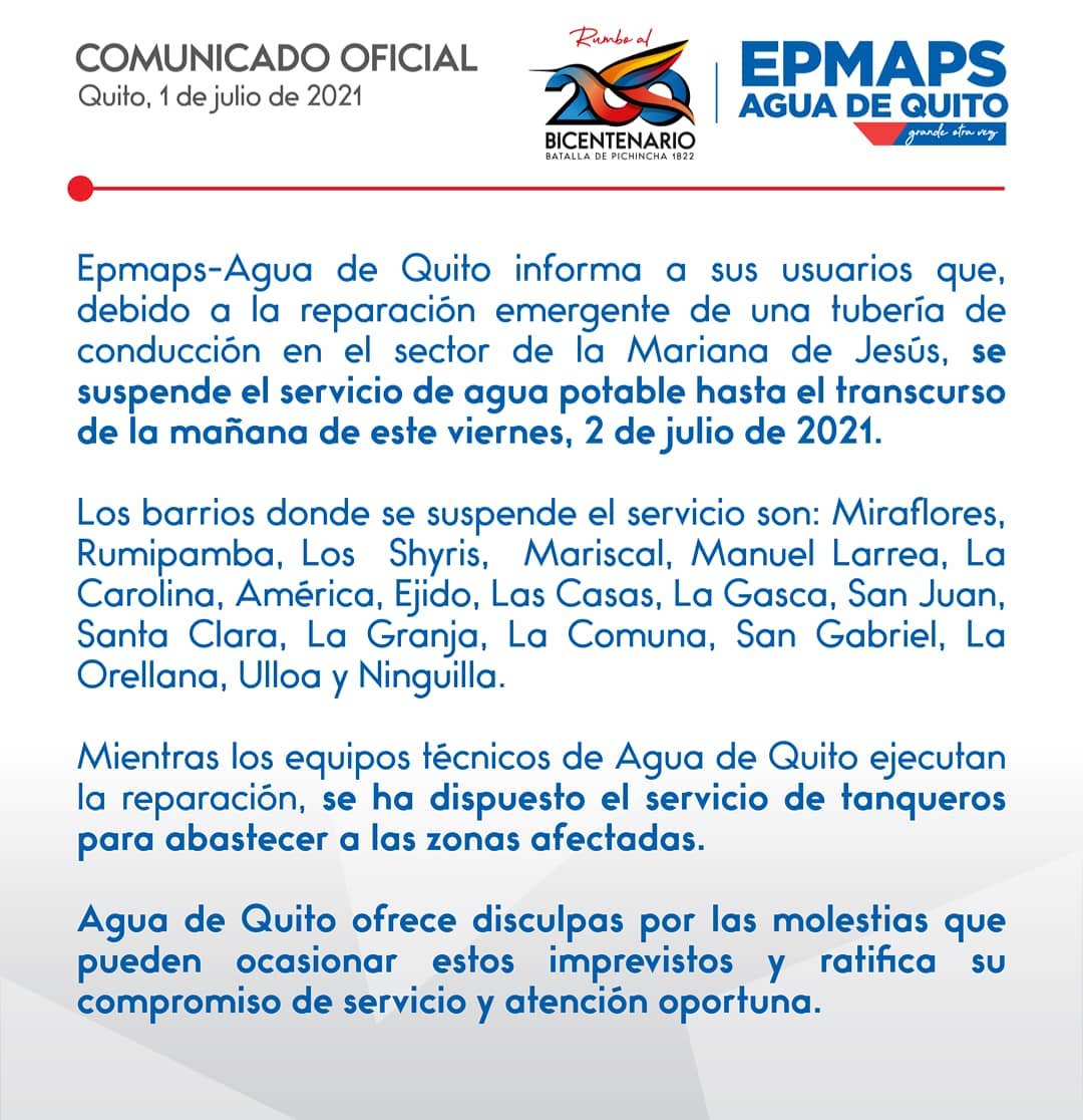 Epmaps - Agua de Quito | Quito
