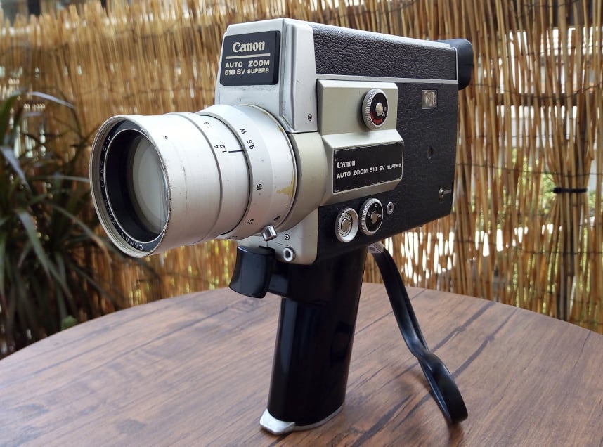 Canon Sure Shot 90u Vintage Canon Auto Zoom 518 Super 8 Movie Film