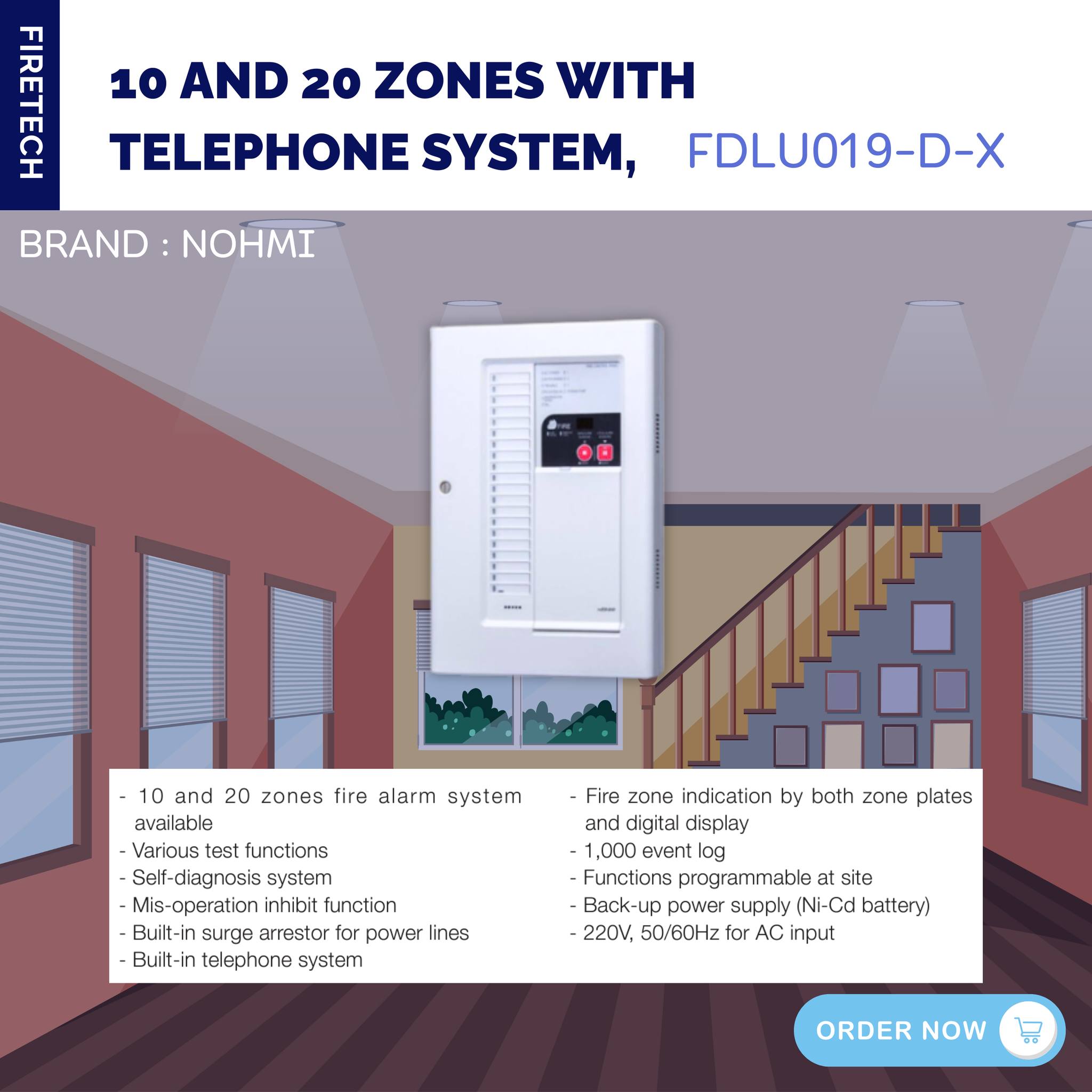 10 and 20 zones with Telephone... - Firetech Innovation | Facebook