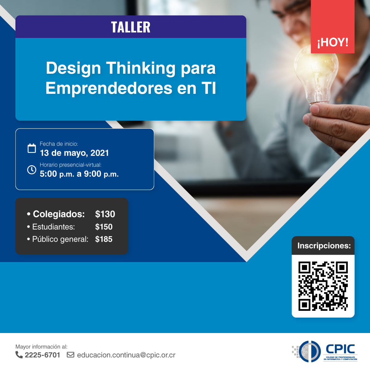 CPIC - 📌 Taller: Design Thinking para Emprendedores en TI... | Facebook