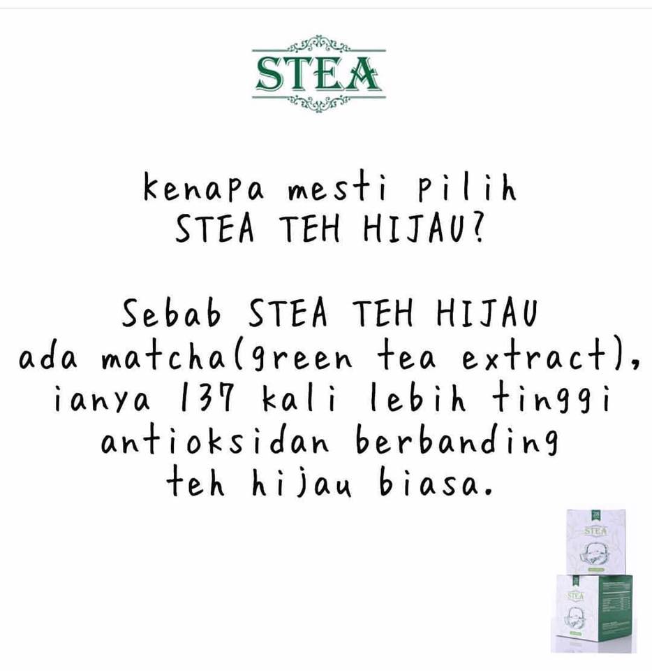 Stokist - . 5 sebab kenapa harga STEA Teh Hijau tak semurah harga teh ...