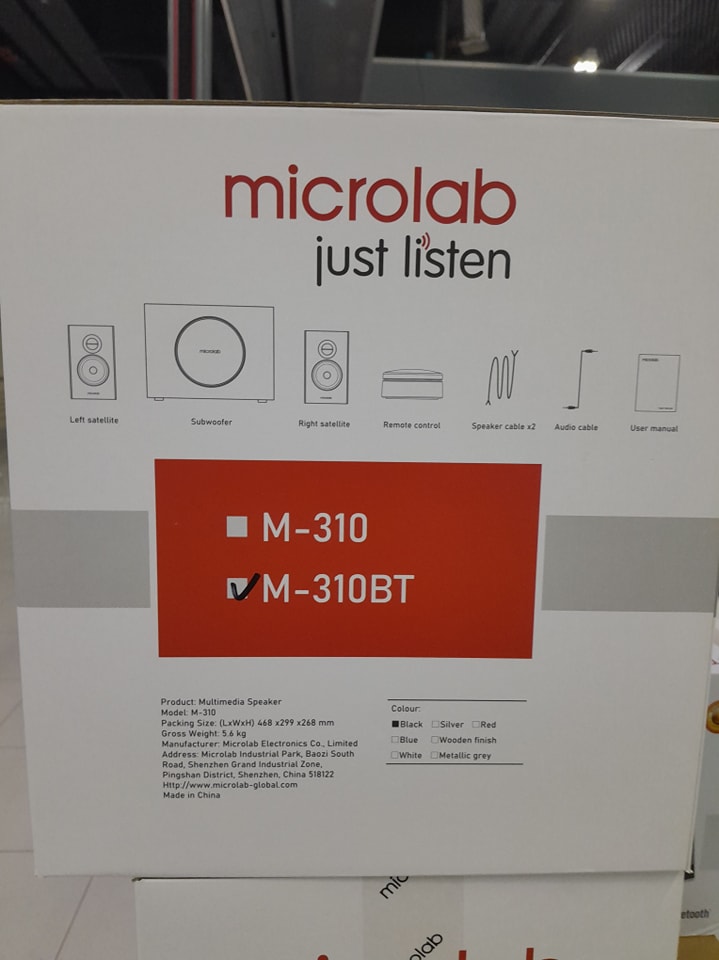 ลำโพง Microlab - 🎶ลำโพงรุ่น M-310 BT 💰ราคา1,990-...