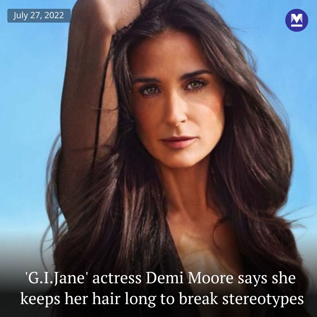onmanorama Actress Demi Moore who famously shaved off...