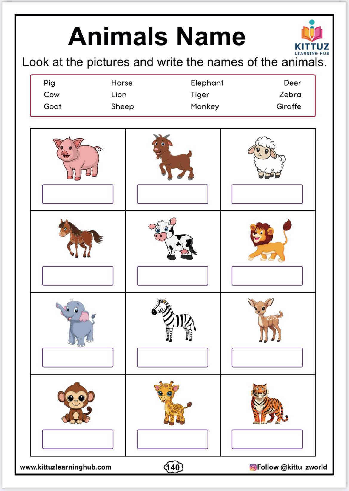 Renu - Learning animal names made fun and easy 🐾 This Animals Name ...