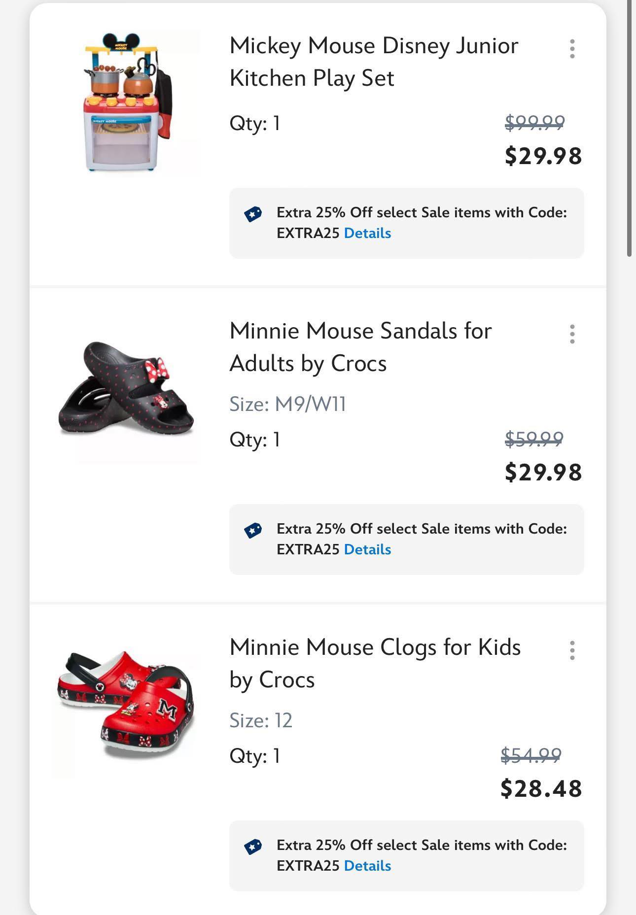 EVERYTHING for less ll 🥳 | Disney Faves Additional 25% off With Code ...