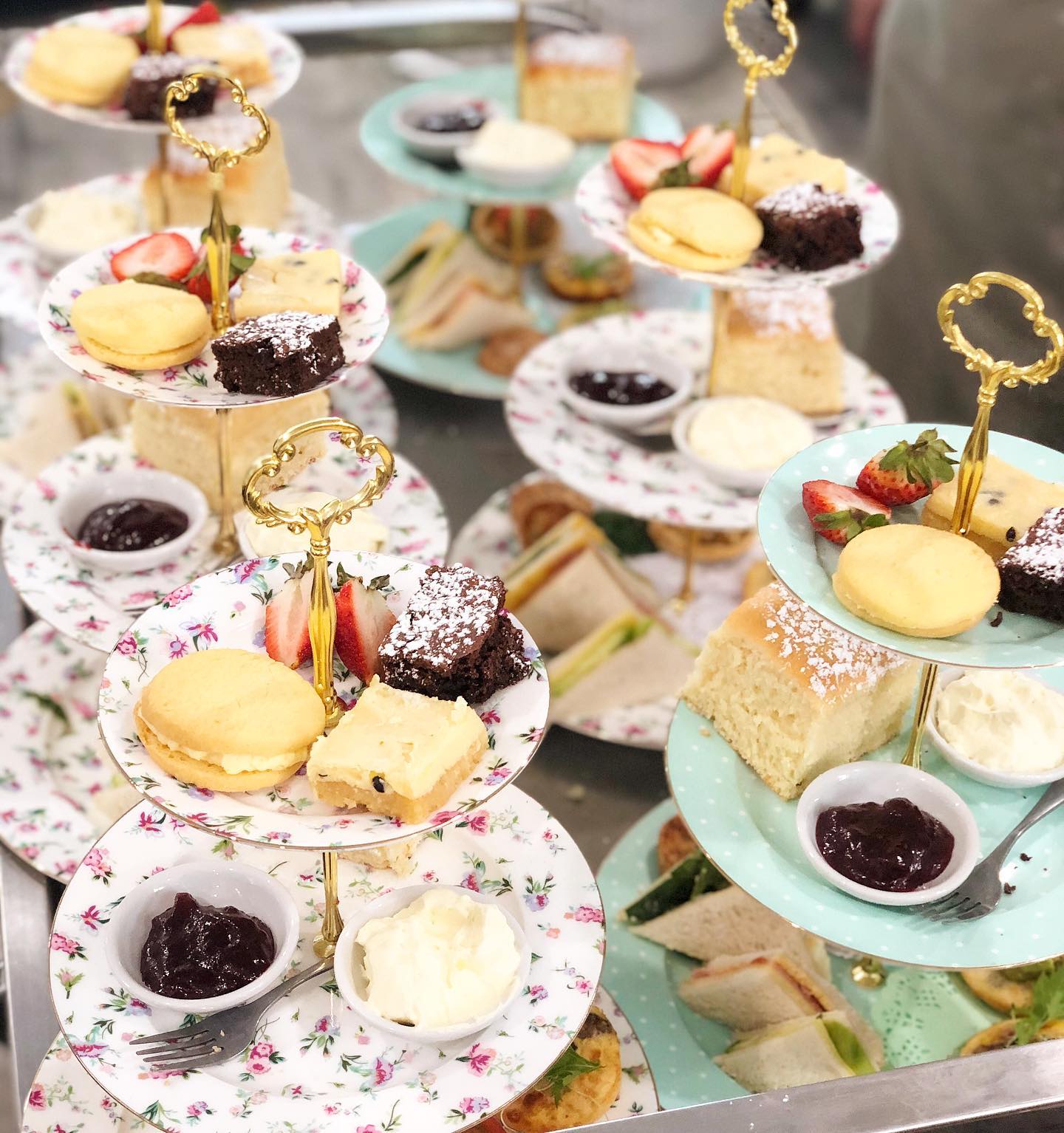 Vanilla Cream Cafe - High Tea ready to go! Our High Tea stands are ...