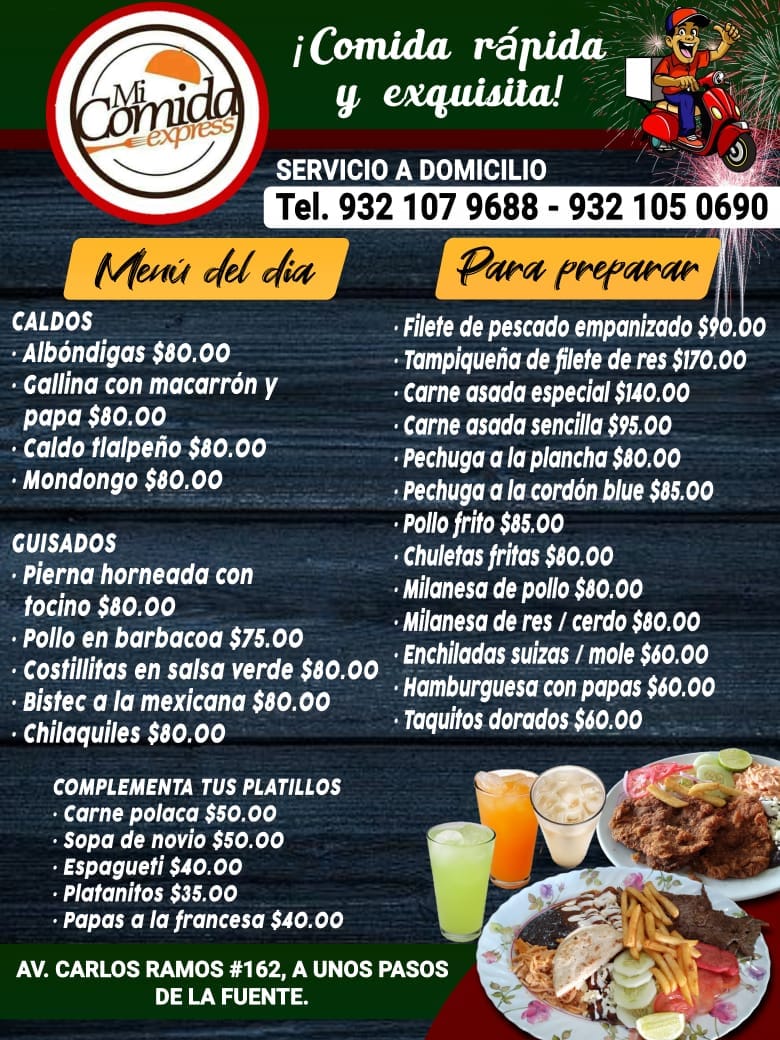 👩‍🍳 Mi Comida Express #Teapa... - Mi Comida Express