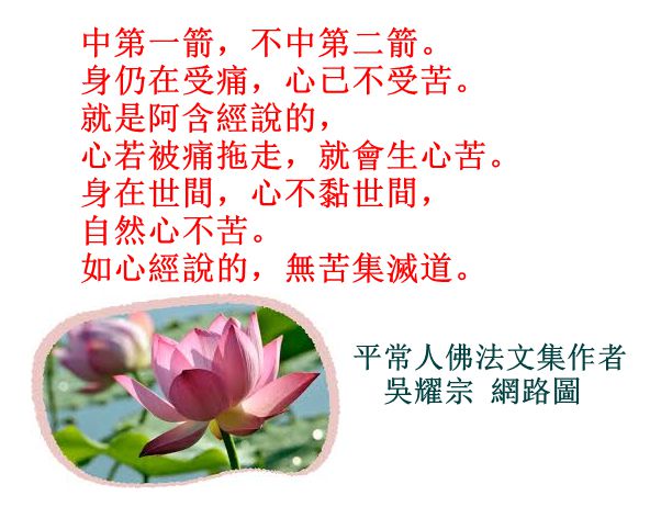 Tole Wu - 有人問： 修行者如何面對身體的痛？ 敬覆： 世間會有「老病死」，... | Facebook