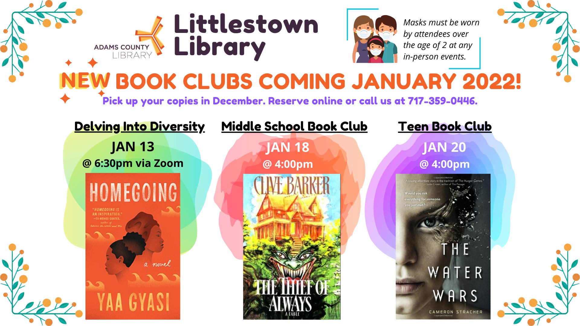 New Book Clubs coming January... - Littlestown Library, ACLS | Facebook