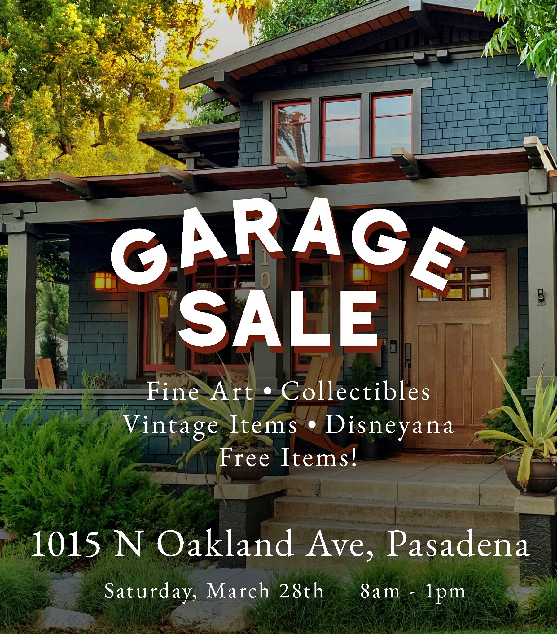 Garage Sales Pasadena Ca