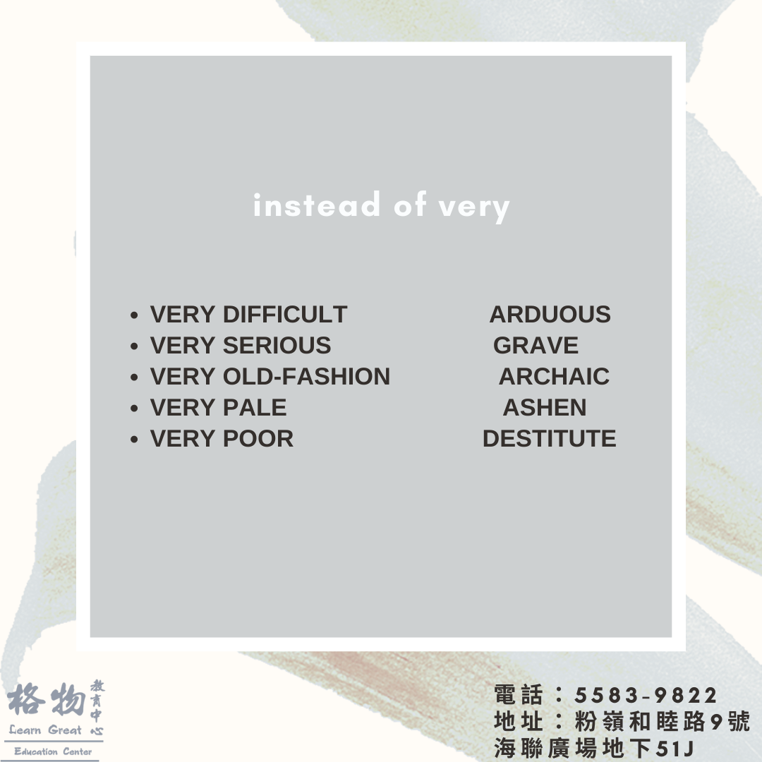 大家好，今次我哋為大家提供啲Writing... - 格物教育中心 Learn Great Education Centre