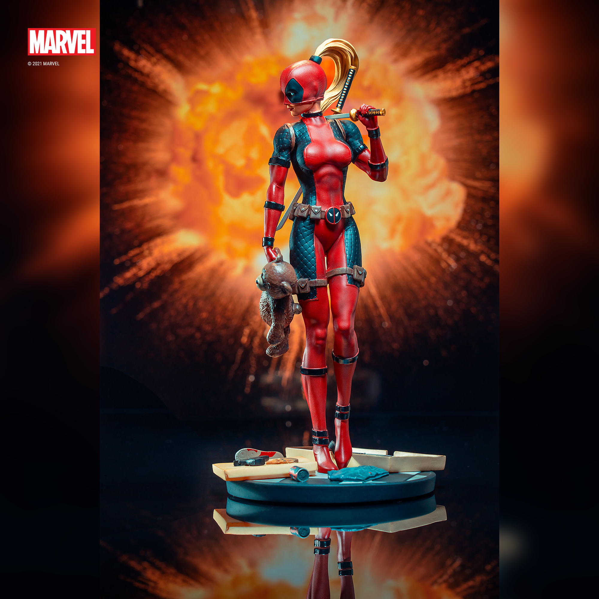 Marvel Lady Deadpool statue by Diamond Select Toys