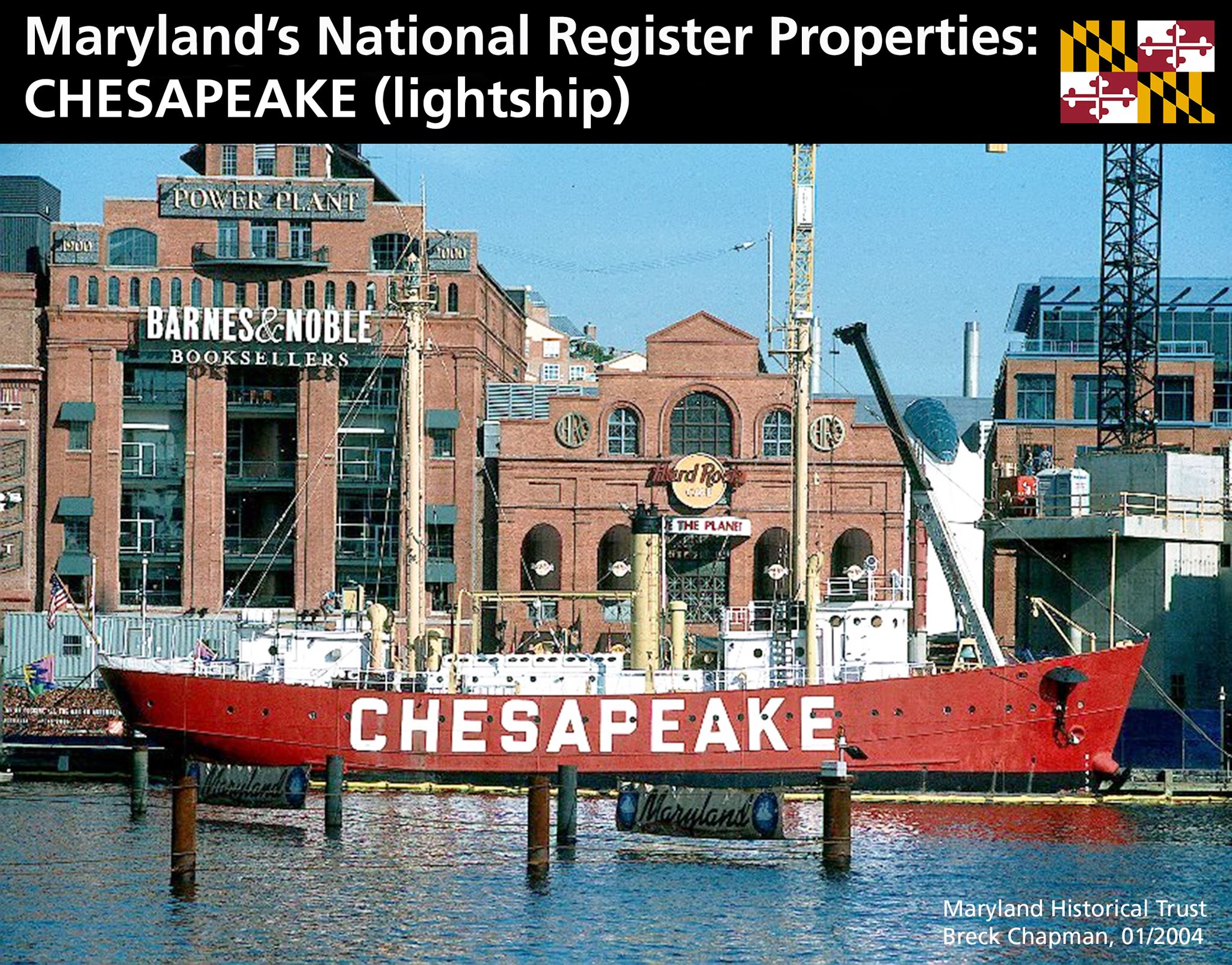 Thomas Stone National Historic Site - CHESAPEAKE (lightship) On This ...