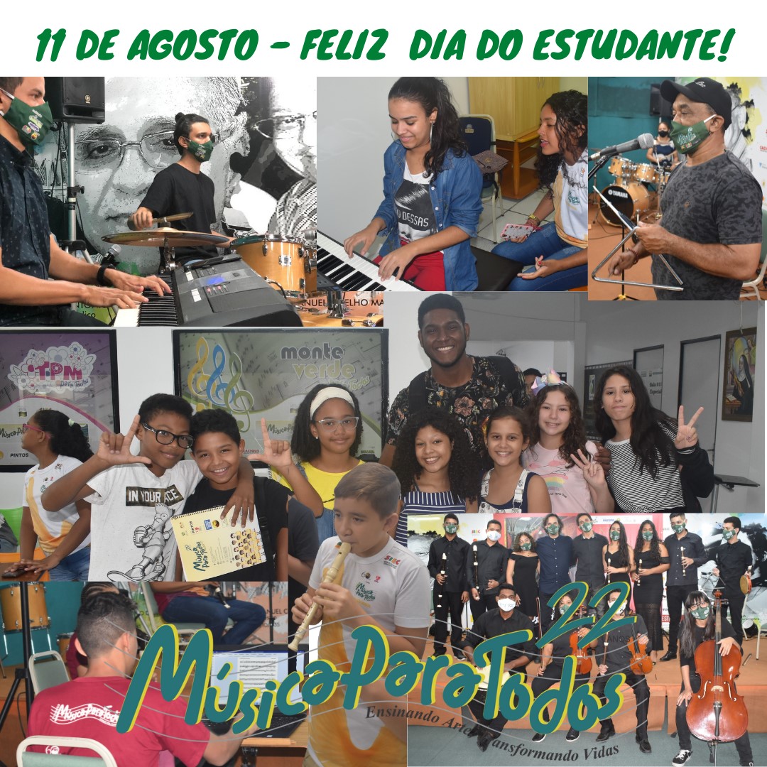 11 DE AGOSTO - FELIZ DIA DO ESTUDANTE!... - Música Para Todos