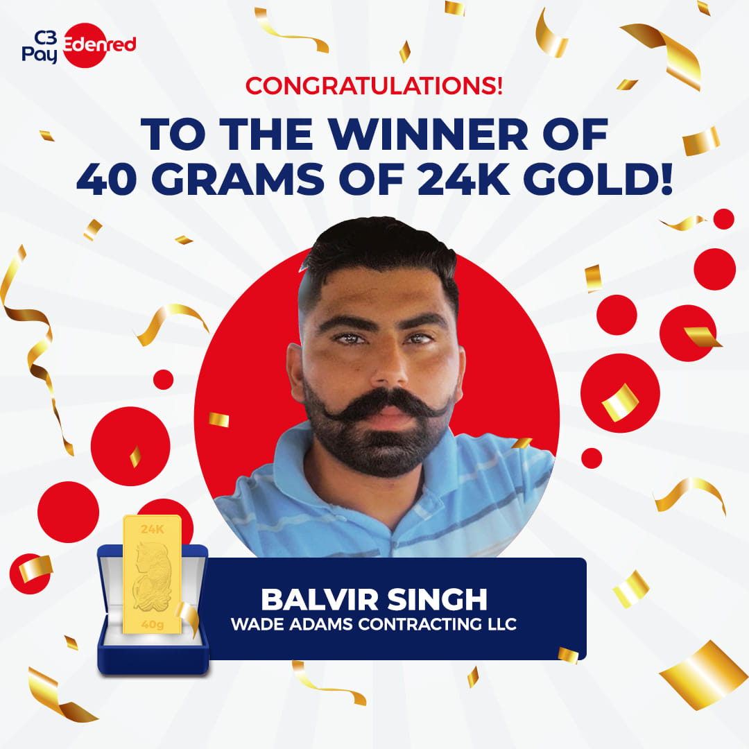 A big congratulations to our lucky... - C3Pay by Edenred | Facebook