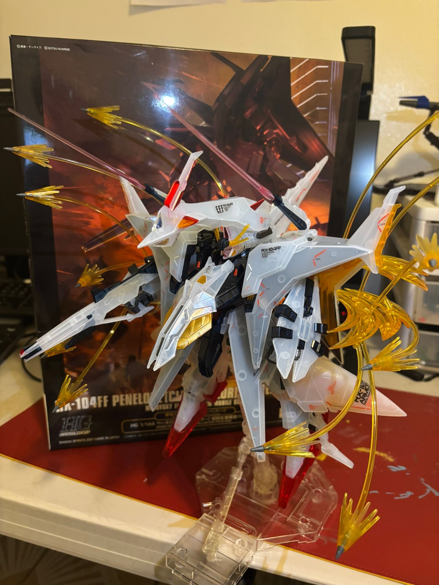 hg clear penelope gundam model review