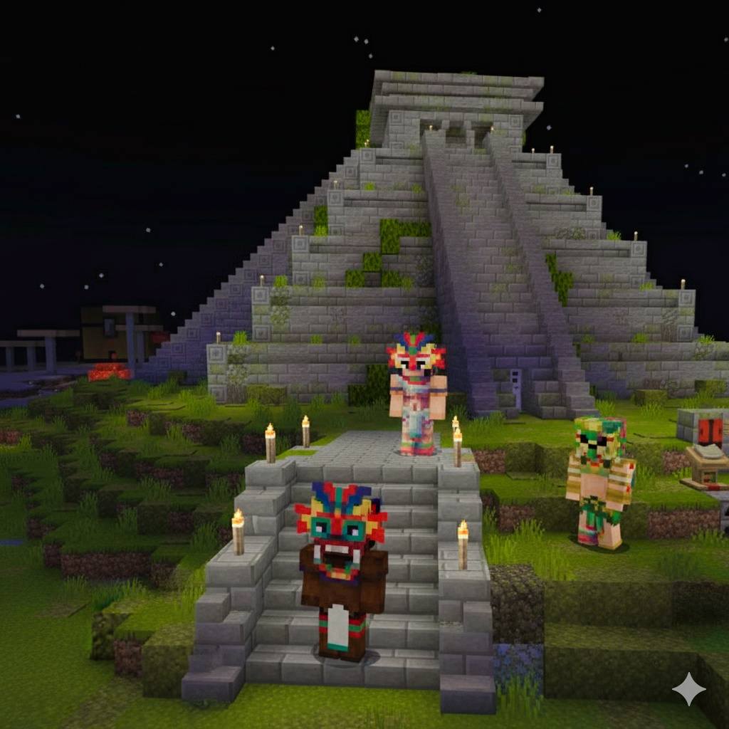 Minecraft Bedrock Latinoamérica | Realm basado en TEMÁTICA AZTECA para ...