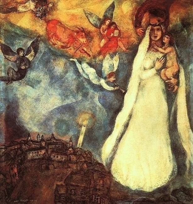 MARC CHAGALL (1887-1985) The Bride of Notre-Dame. 1968-1972