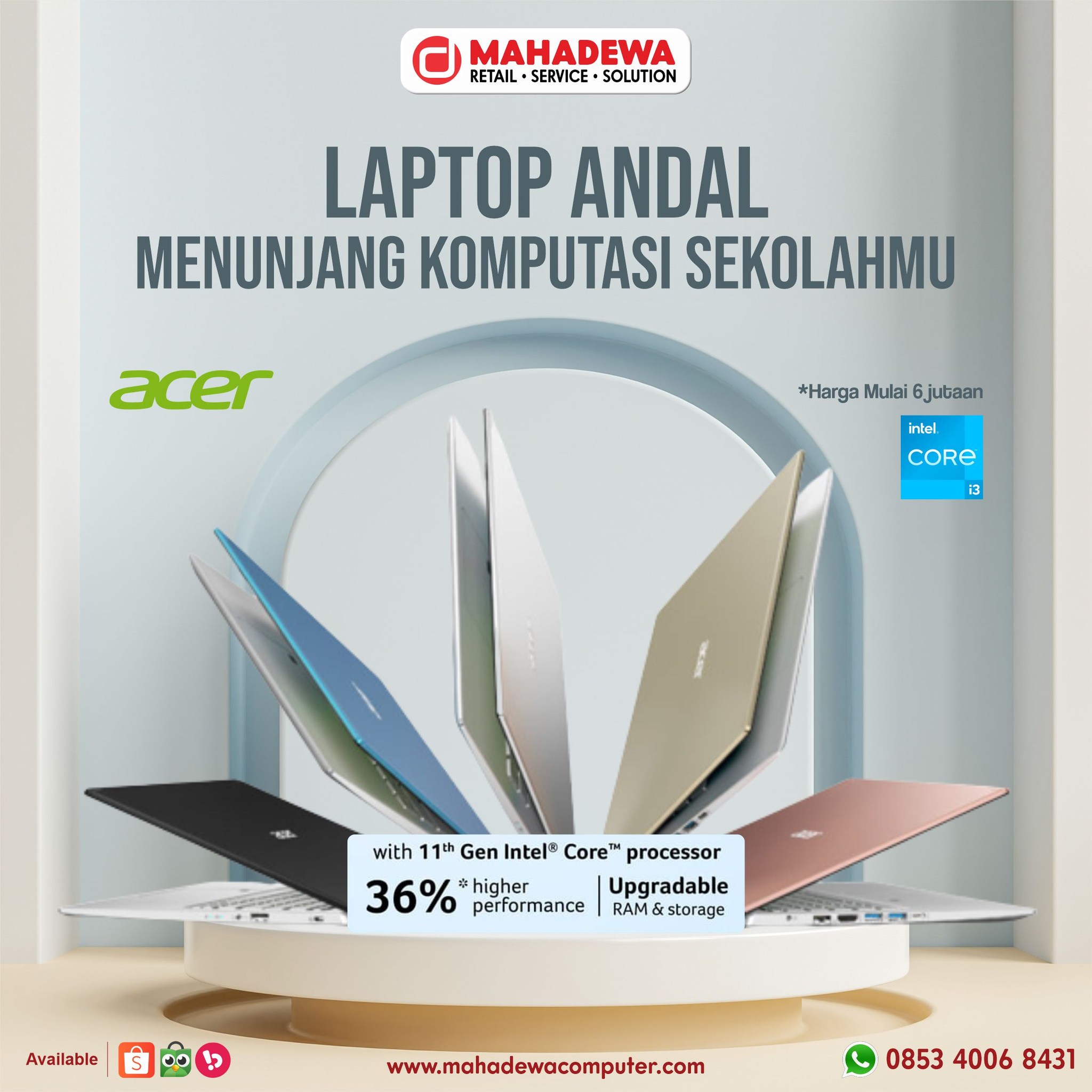 Kamu butuh laptop andal yang bisa... - Mahadewa Computer