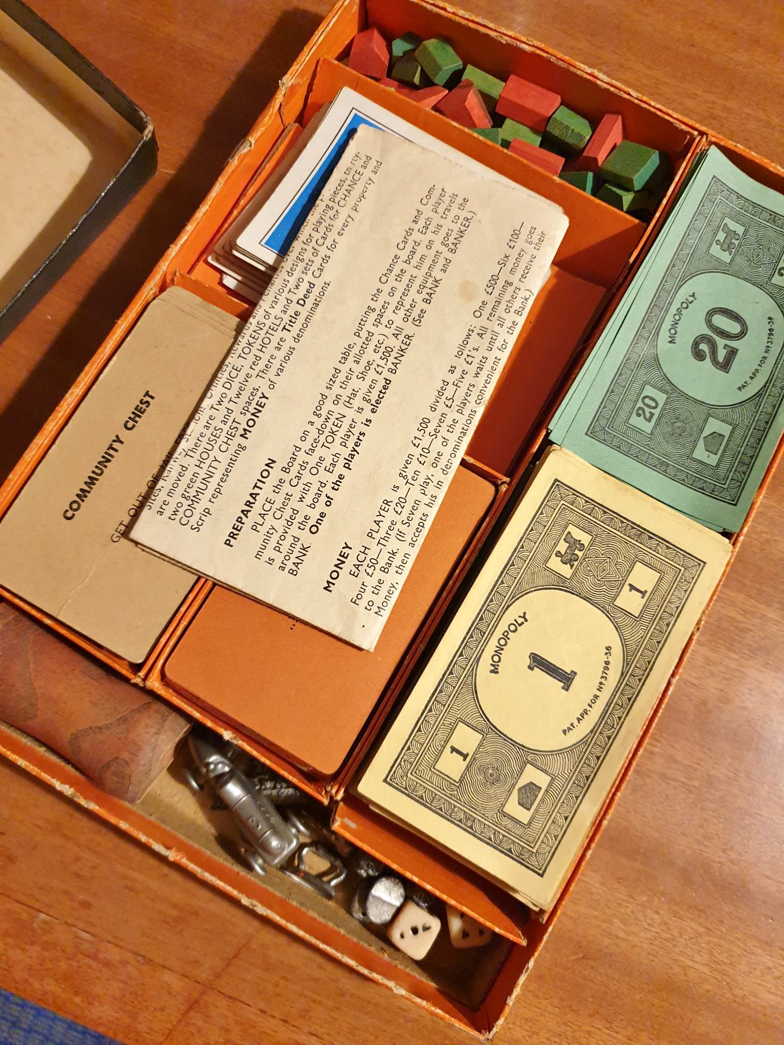 1930's Vintage Monopoly Game intact - Games - Lytchett Matravers ...