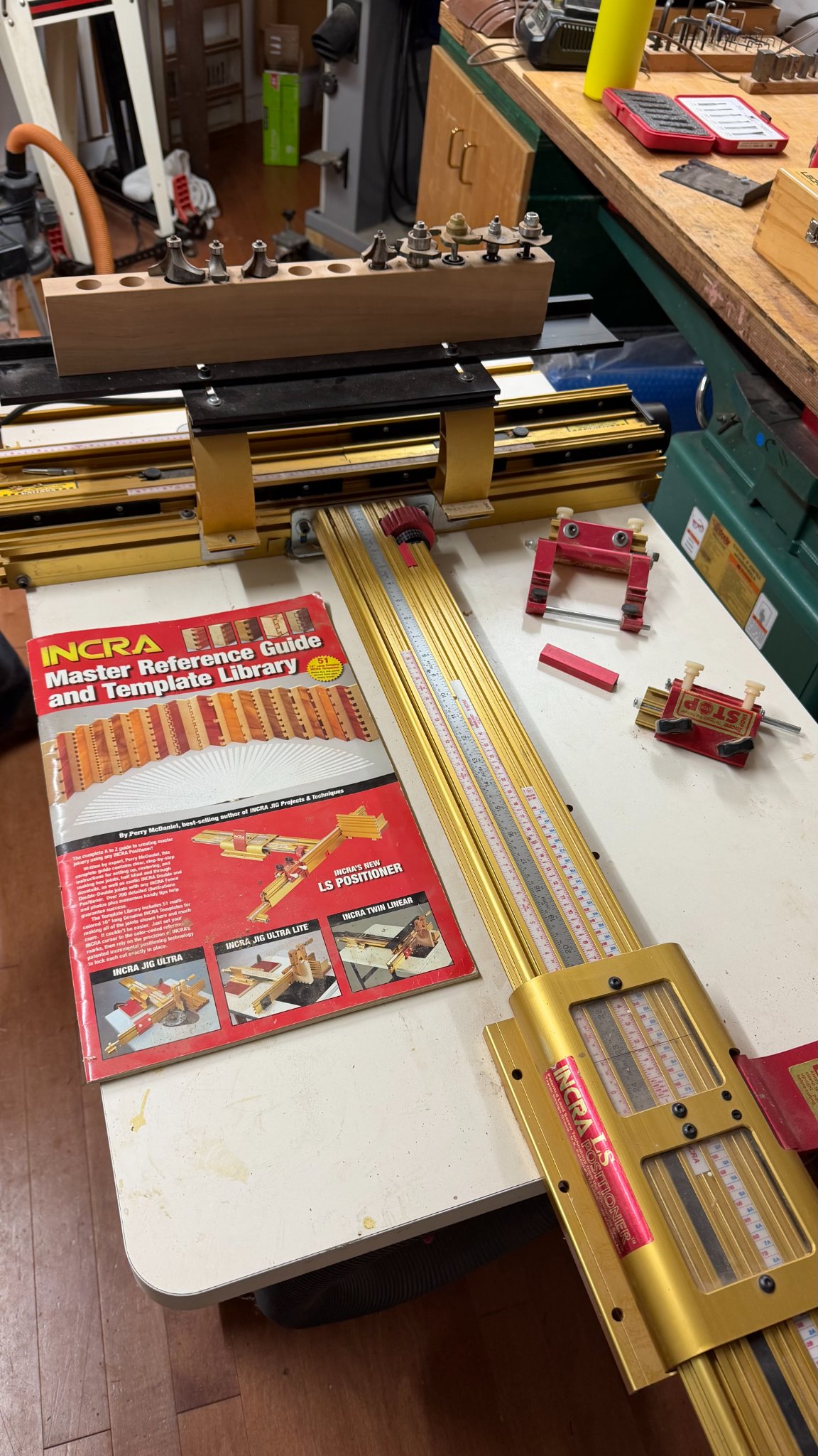 Woodpecker Router Table Top in custom cabinet with vacuum - Router ...