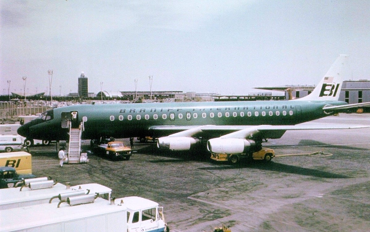 Braniff International DC-8 jets in 1967