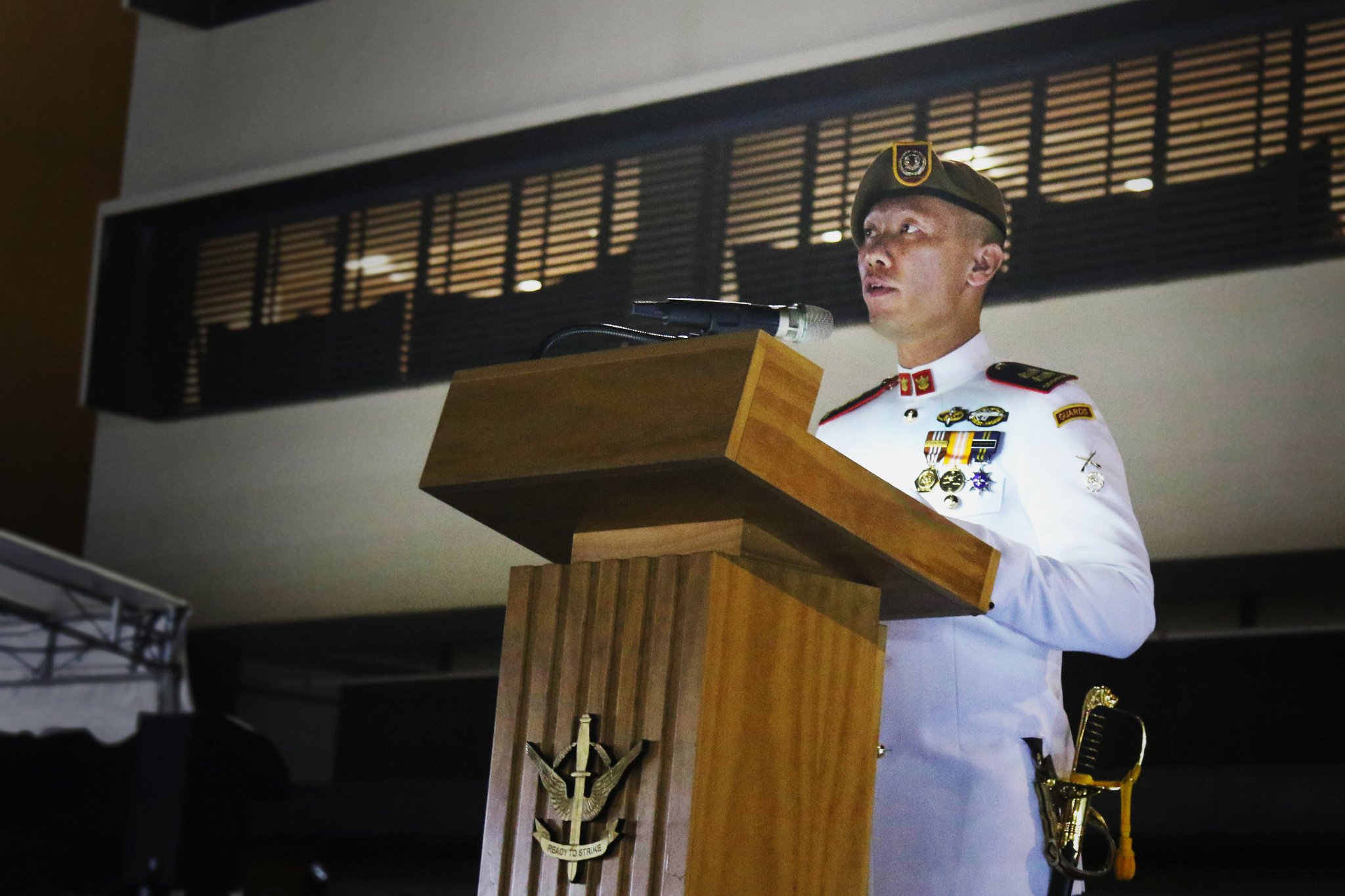 The Singapore - In his speech, LTC Luo Jingxian extended his ...