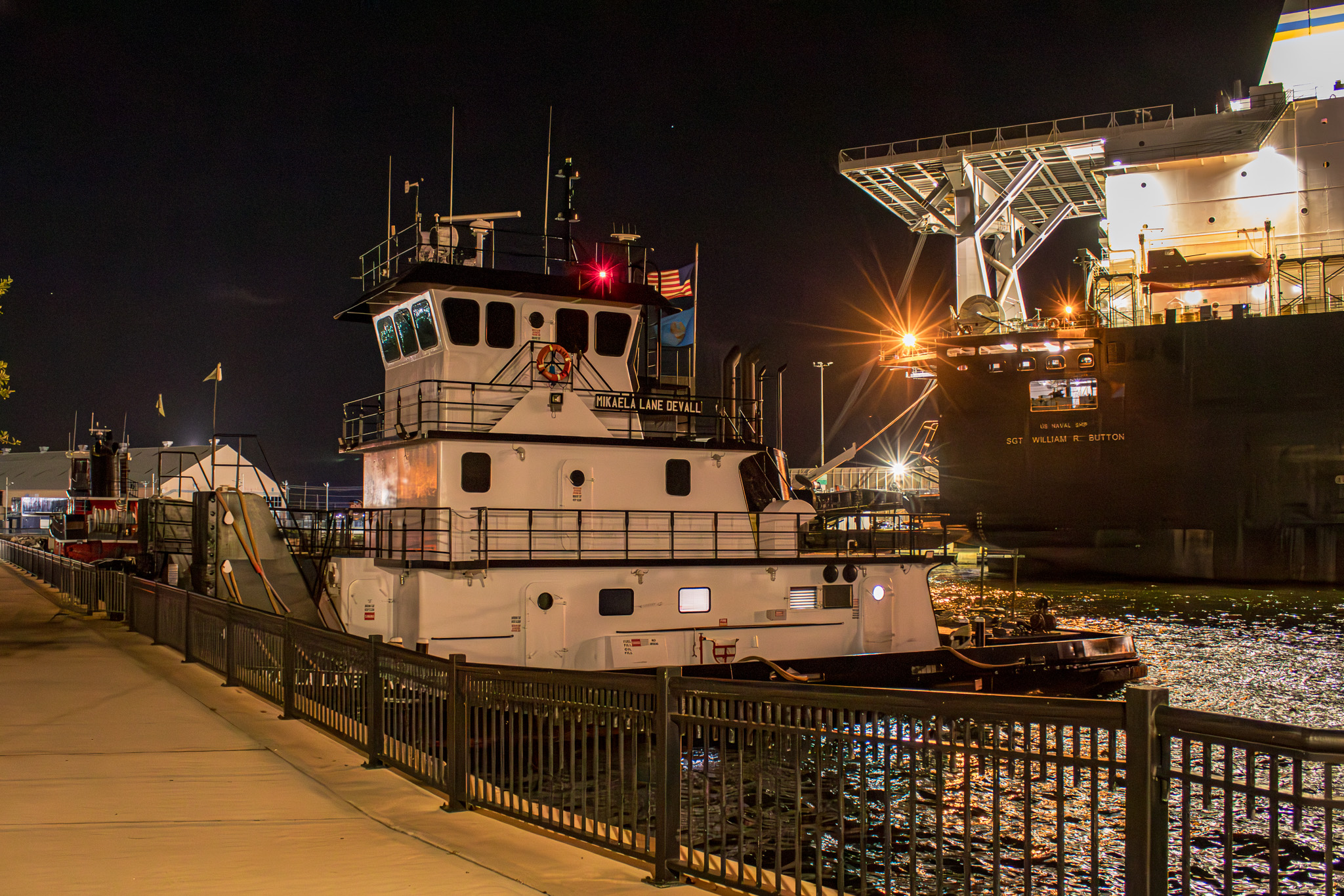 TUG BOAT CHRONICLES | Southern Devall's M/V Mikaela Lane Devall pushed ...