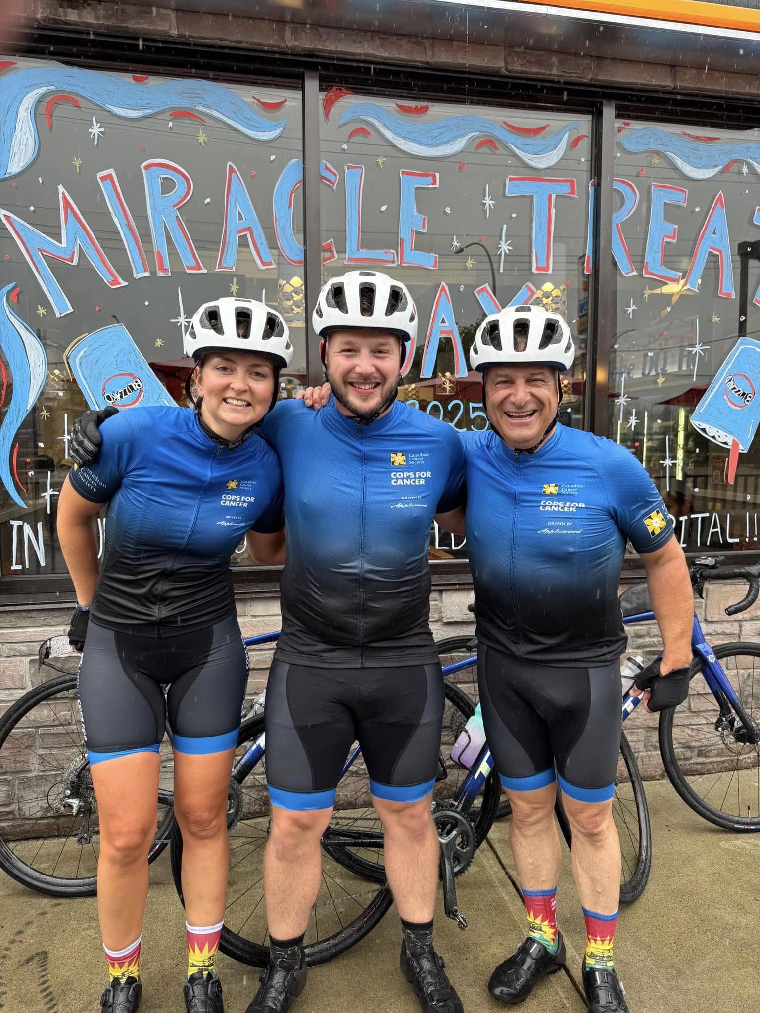 The Tour de Rock riders are rolling into Duncan!