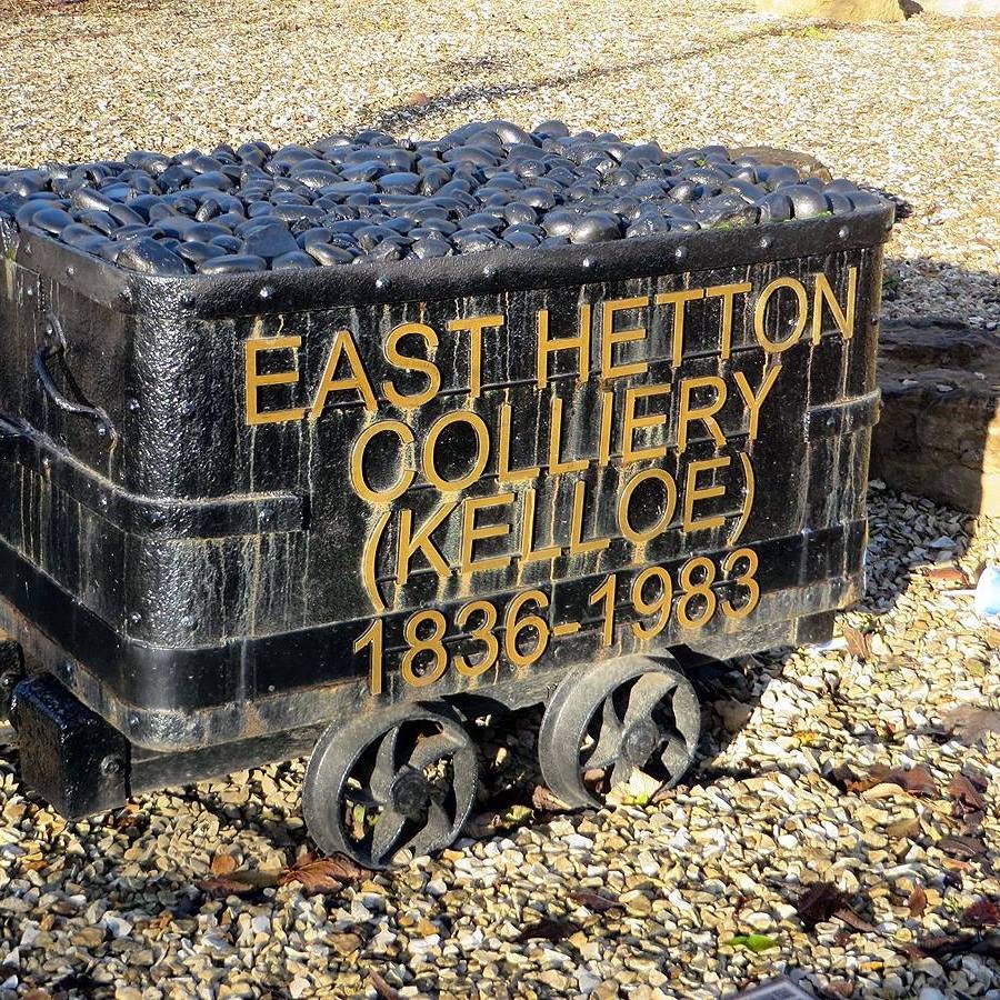 East - The line ran all the way from the banks of the Wear, part ...