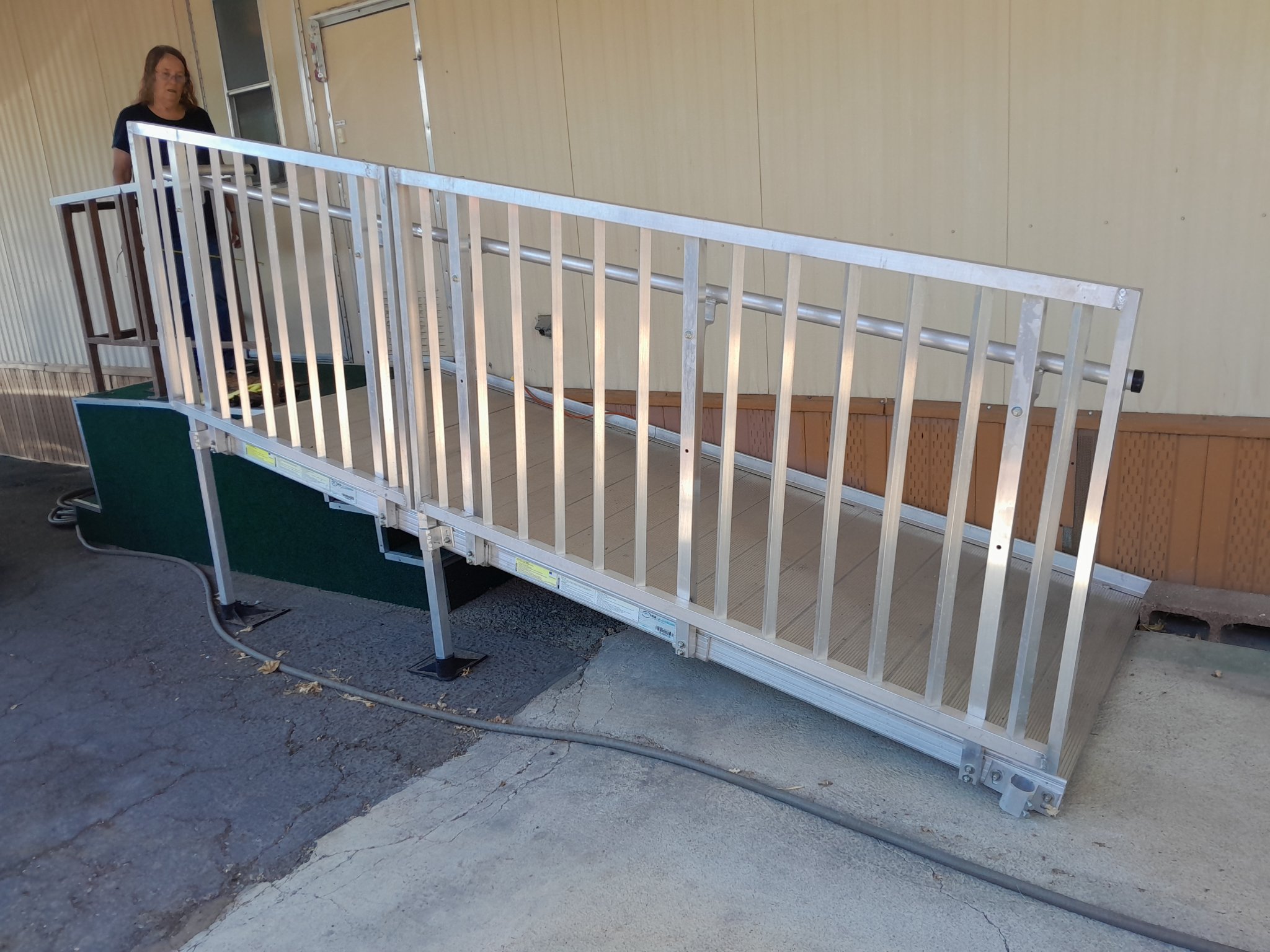 Lake's List | Wheelchair ramp is 4ft wide by 10ft long (1 piece) with ...