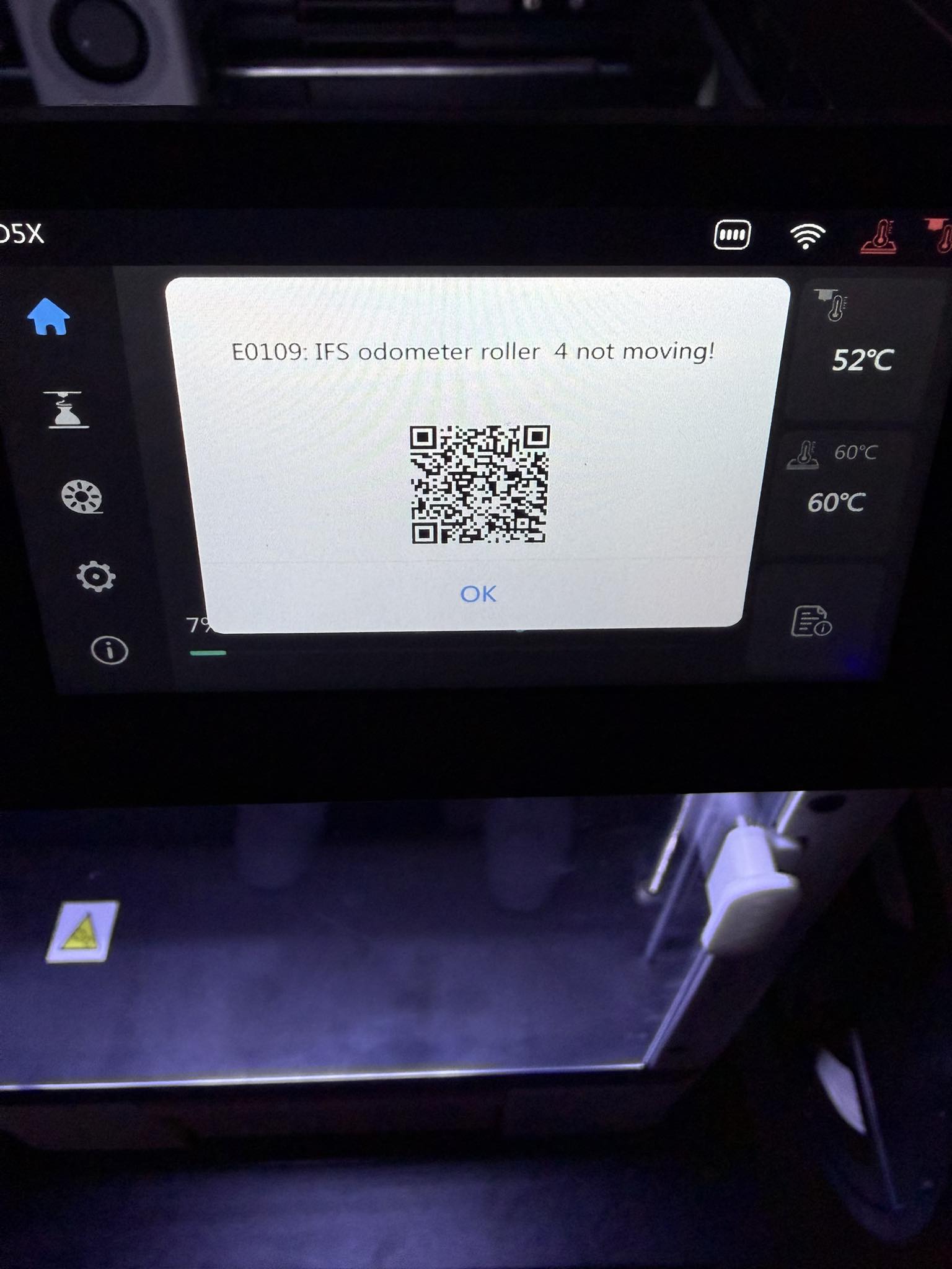 AD5X Flashforge User Group | I keep getting this weird error ...