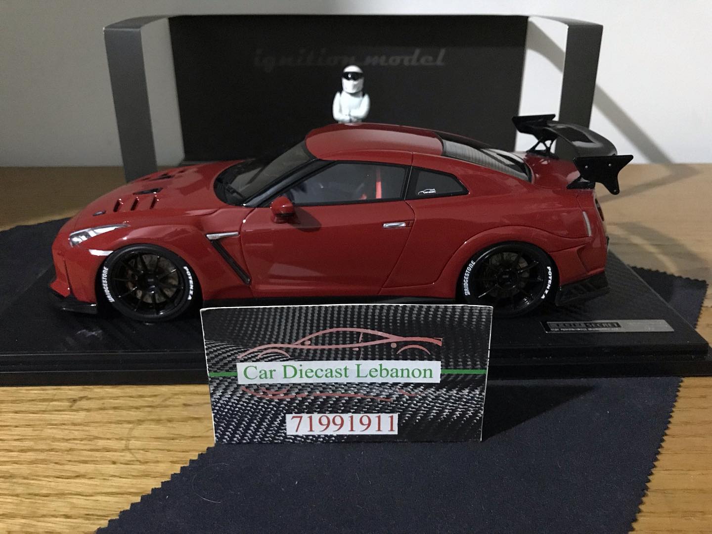 Ignition model 1/18 TOP SECRET NISSAN GT-R (R35) Red from my