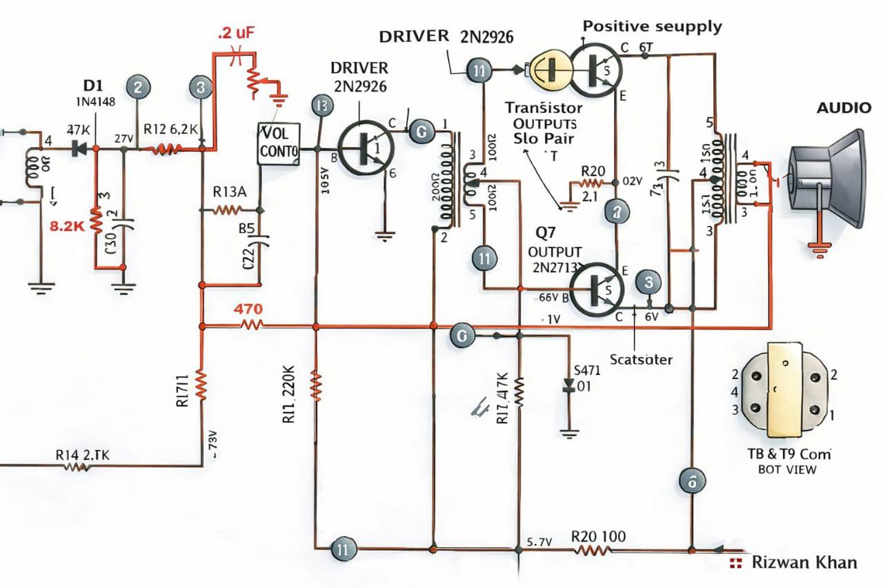 Rizwan - ULN2803 IC and two relays. Power Supply: The circuit is ...
