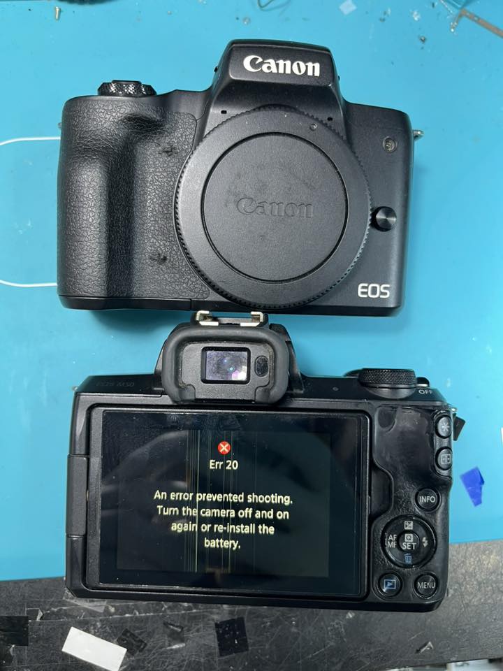 CANON M50 error20... - ช่างขวัญ ซ่อมกล้อง | Facebook