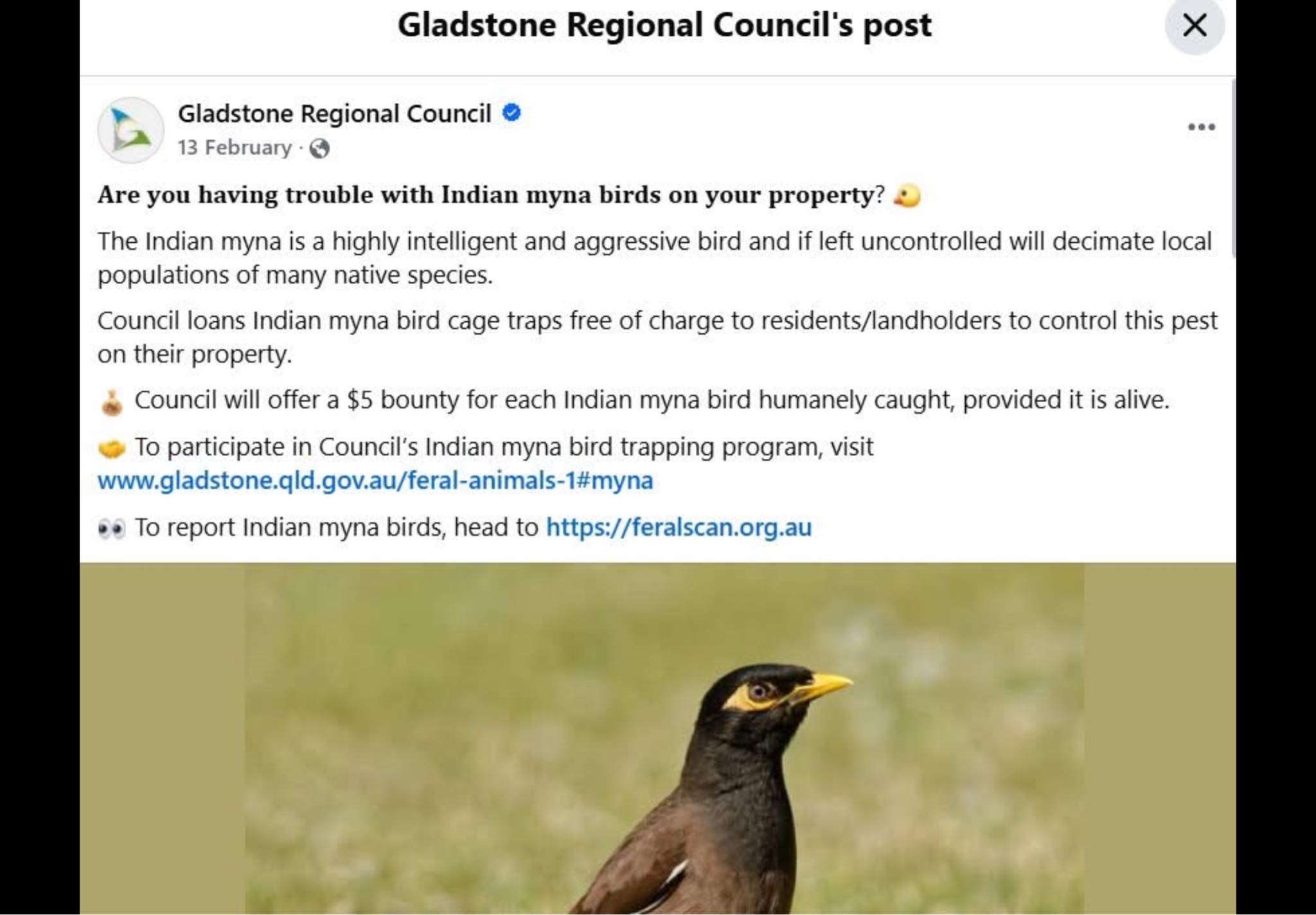 This is what the Gladstone Council is doing. Shame on the ACT ...