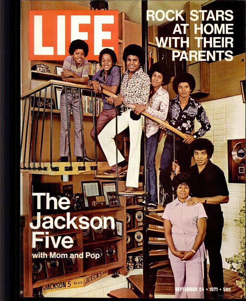 The Jackson Five graced the cover of LIFE Magazine September 24, 1971.