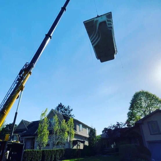 Our specialty is flying pools into... - Golden Water Aquatics