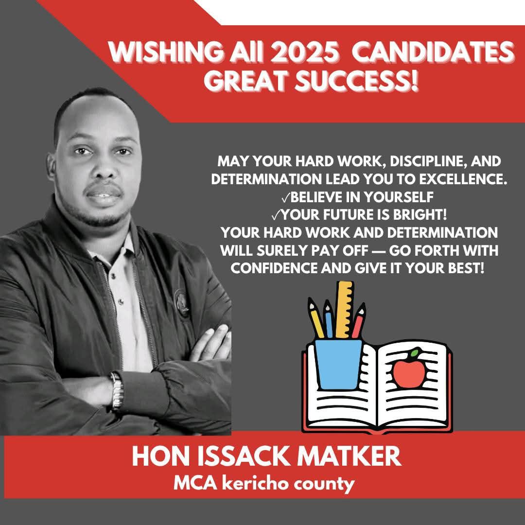 Best Wishes to the 2025 National... - Hon Issack Matker | Facebook