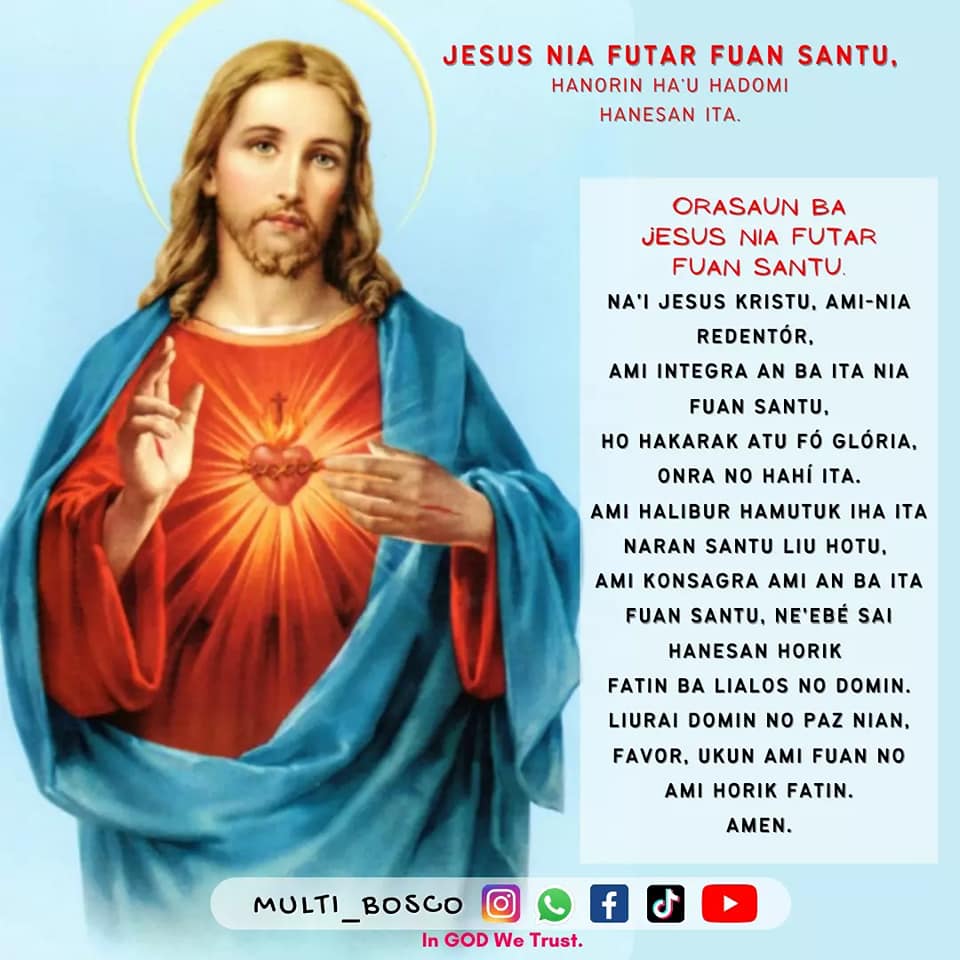 SAGRADU KURASAUN DE JESUS-... - Florinhas Maria Auxiliadora | Facebook