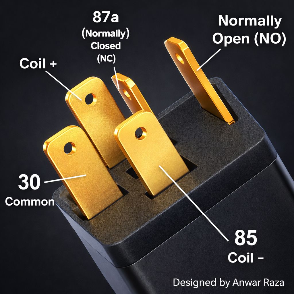 Mohammed Anwar - This 5-pin automotive relay is designed... | Facebook