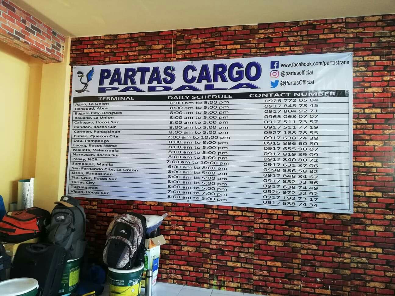 Partas - Welcome to Partas Cargo Padala Bauang La Union.... | Facebook