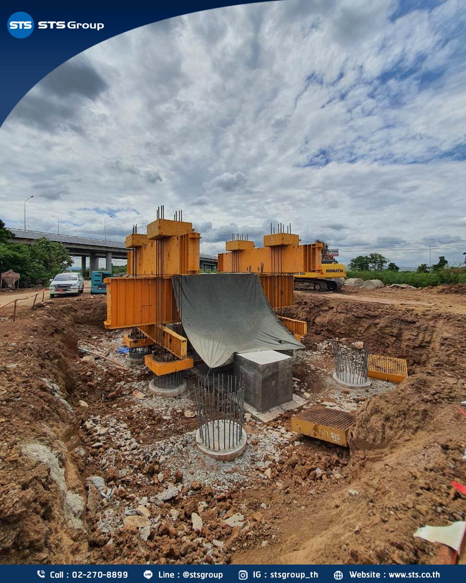 STS - การทดสอบกำลังรับน้ำหนักของเสาเข็มแบบ Static Pile Load Test โดยใช้ ...