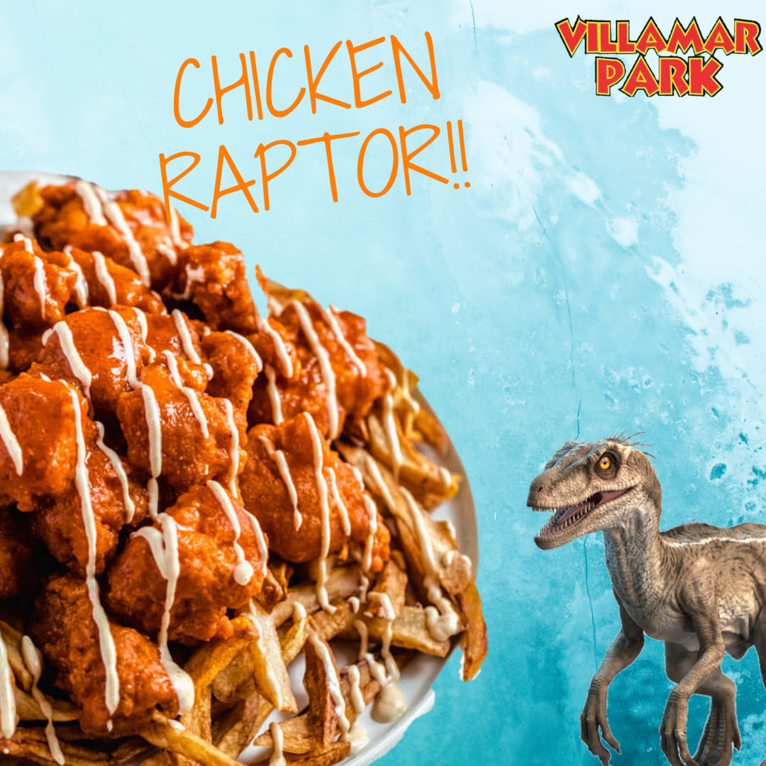 Villamar - Ven y prueba nuestro Chicken Raptor solo en Villamar Park!🔥 ...